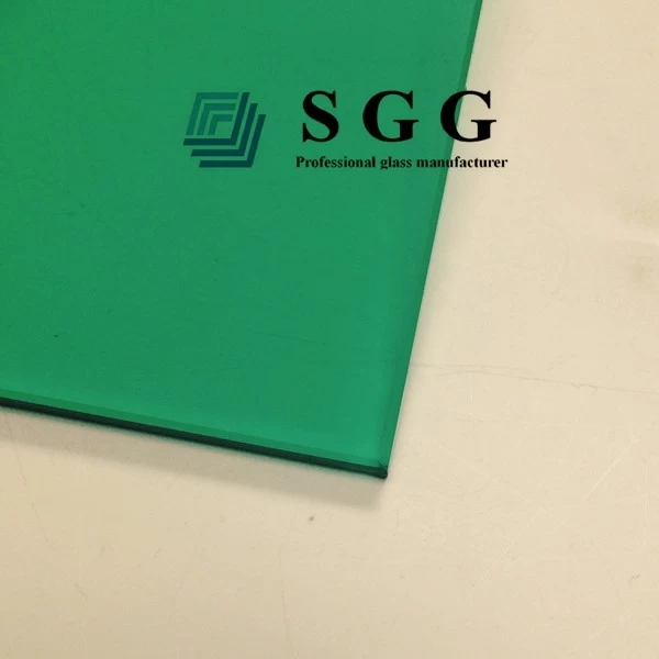 6mm dark green tempered glass manufacturer, 6mm green toughened glass prices, high quality dark green ESG 6mm