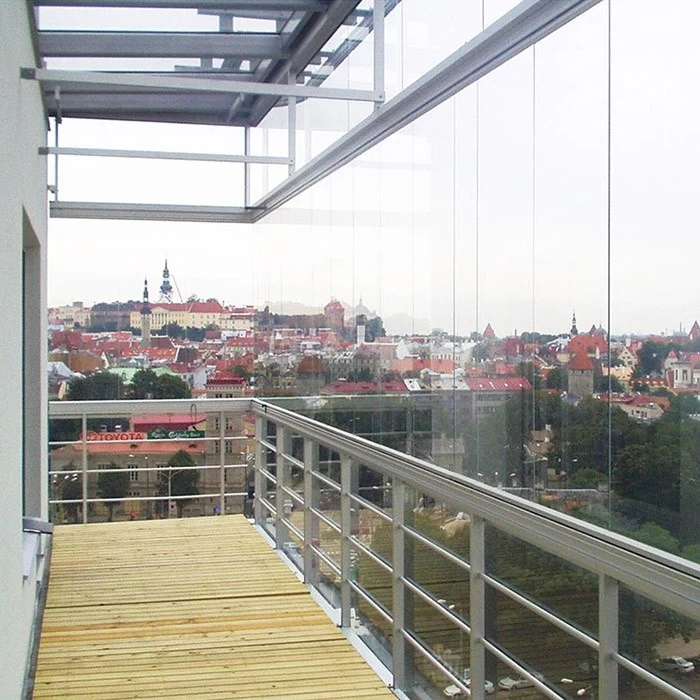 SZG frameless sliding glass balcony window