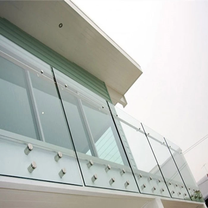 SZG 10mm tempered glass standoff railing 