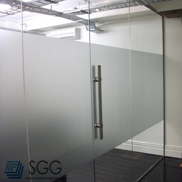 frameless glass door