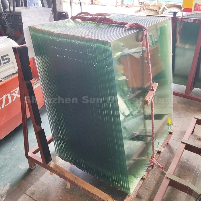 SZG 8+8mm tempered glass laminated glass u channel railing system