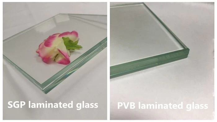 sgp laminated glass vs pvb laminated glass