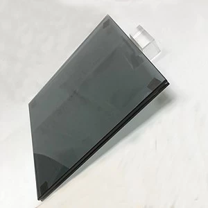 11.52mm Euro grey heat reflective laminated glass manufacturer,5+5mm+1.52 pvb tempered reflective glass sheets, colored reflective laminated glass in China factory.