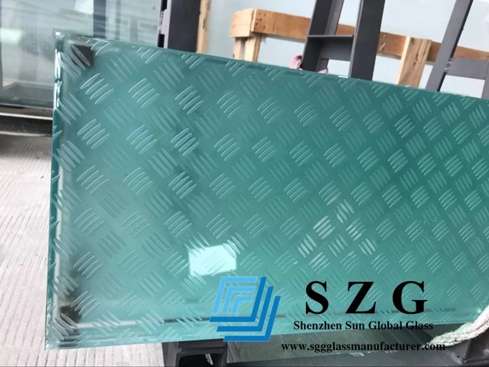10mm anti slip glass floor panel,building non slip flooring glass,China supplier 10mm decorative tempered antislip glass for stair