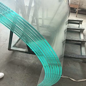 10mm transparent curved tempered glass supplier, heat soak tempered glass panel, heat soak curved glass