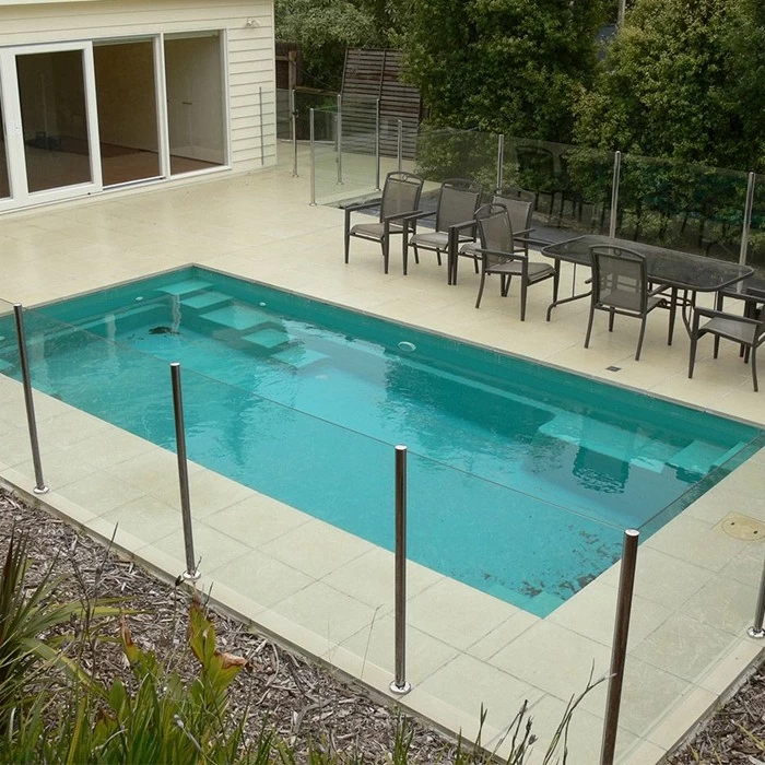 12mm Pool Fence Glass Panel, 12mm Balustrade Heat Soaked  Glass Panels, 1/2 inch Glass Railing