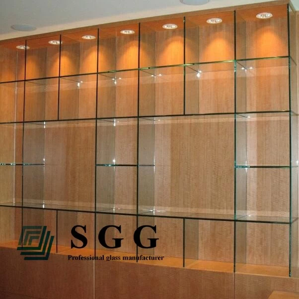 12mm safety toughened glass shelves, 12mm rectangle glass shelves , 12mm clear tempered glass shelves panel