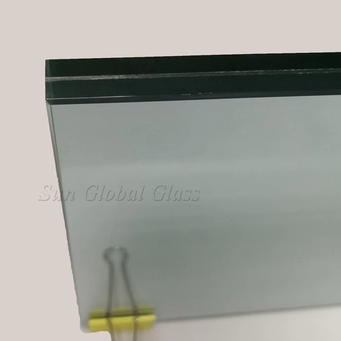 Verre feuilleté trempé de 13,52 mm low e , verre ESG VSG de 664 low e , verre de sécurité à faible émissivité de 6 mm + 6 mm