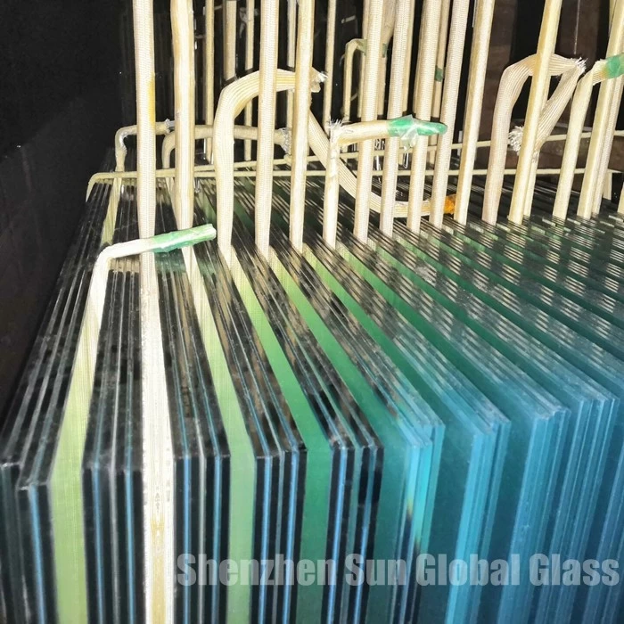 13.52mm tempered glass for Roofing glass panels,6mm+6mm toughened glass for roof glass,66.4 esg vsg laminated safety glass for roofing