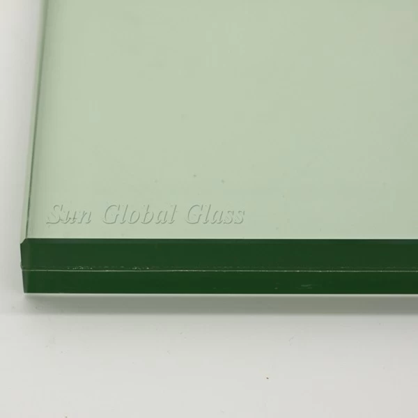 17.52mm heat soak laminated tempered glass panels, 8+8 laminated heat soak toughened glass, 17.52mm laminated tempered glass supplier