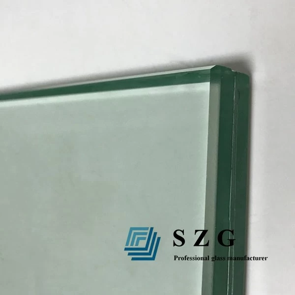 17.52mm heat strengthened laminated glass,8mm clear HS+1.52mm pvb+8mm clear tempered laminated glass,884 semi-tempered laminated glass
