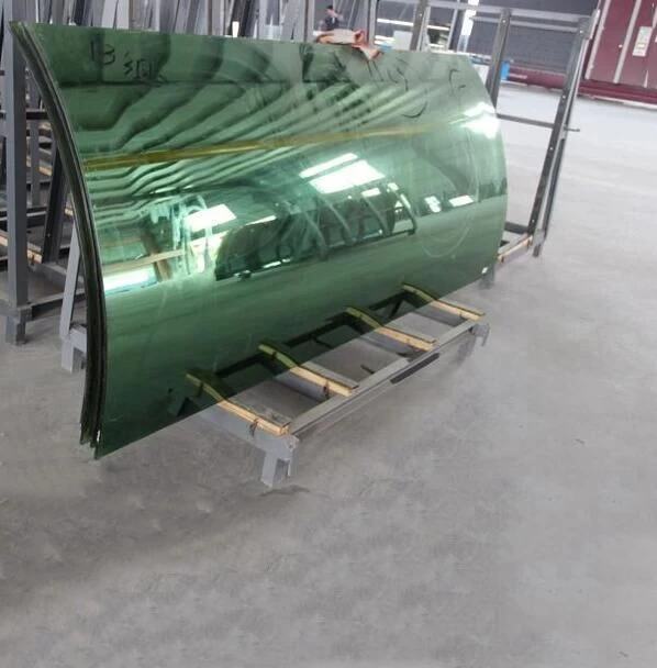 21.52MM Curved Tempered laminated  Glass,, 10104  Bent Laminated Glass, 21.52MM Heat Soak Bent Toughened Laminated Glass