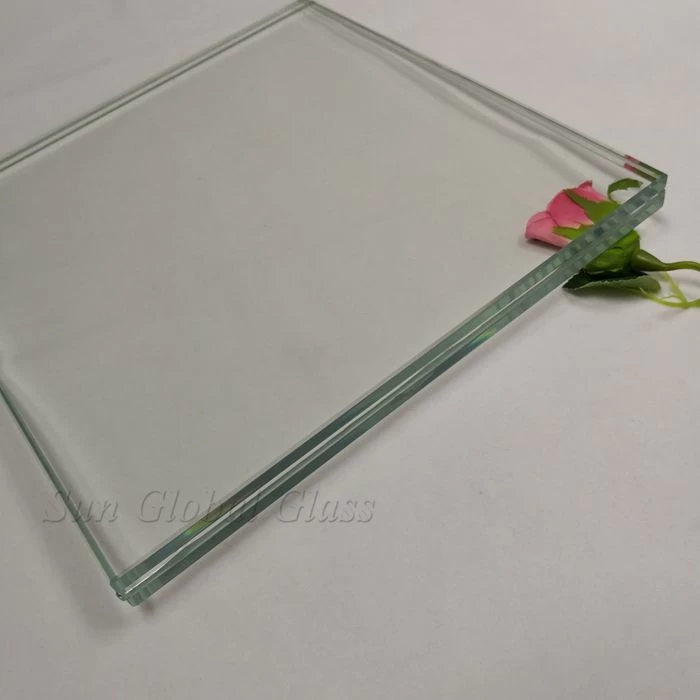 22.28 mm thick SGP Laminated Tempered Low Iron Glass,10mm thick Extra Clear Tempered Glass + 2.28mm Clear SGP + 10mm thick Extra Clear Tempered Glass