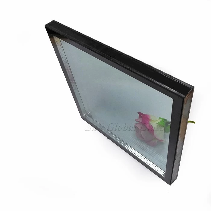 24mm energy saving double glazed unit with argon spacer, 6mm+12A+6mm tempered low e insulated glass, argon spacer toughened hollow glass factory