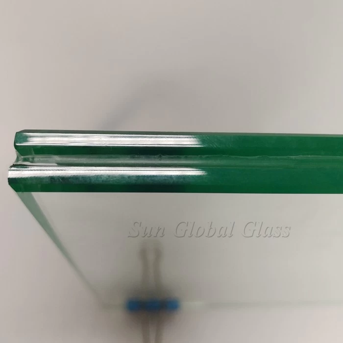 25.52mm SGP Laminated Glass,12mm+1.52mm+12mm dupont sgp glass sheet, 12mm+12mm SentryGlas SGP laminated glass