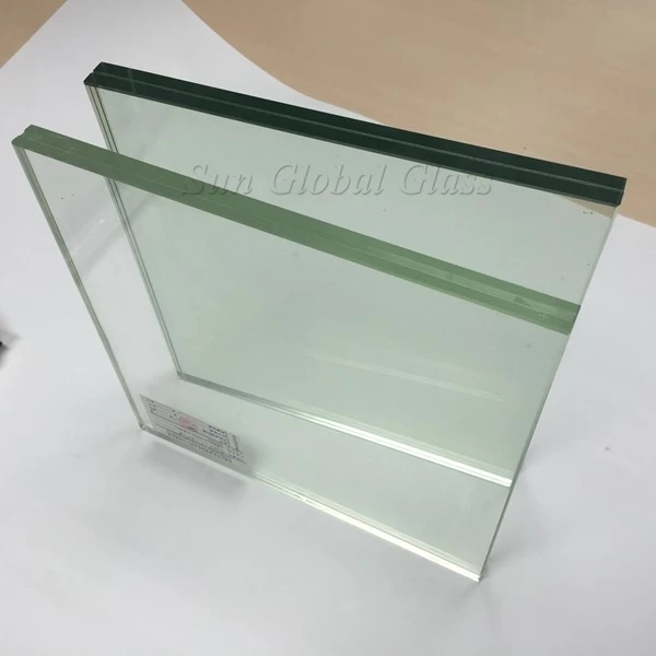 China 40.28MM SGP Clear Tempered Laminated Glass, 19.19.3 SGP Sentry Toughened Laminated Glass,  Safety SGP Sentry Hurricane Proff Glass manufacturer