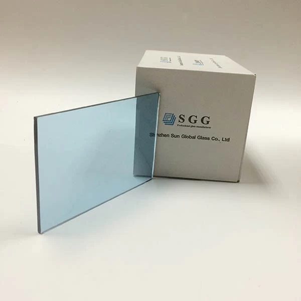 verre de flotteur teinté bleu clair de 5 mm, verre de flotteur bleu clair en stock, fabricant de verre de flotteur teinté bleu ford