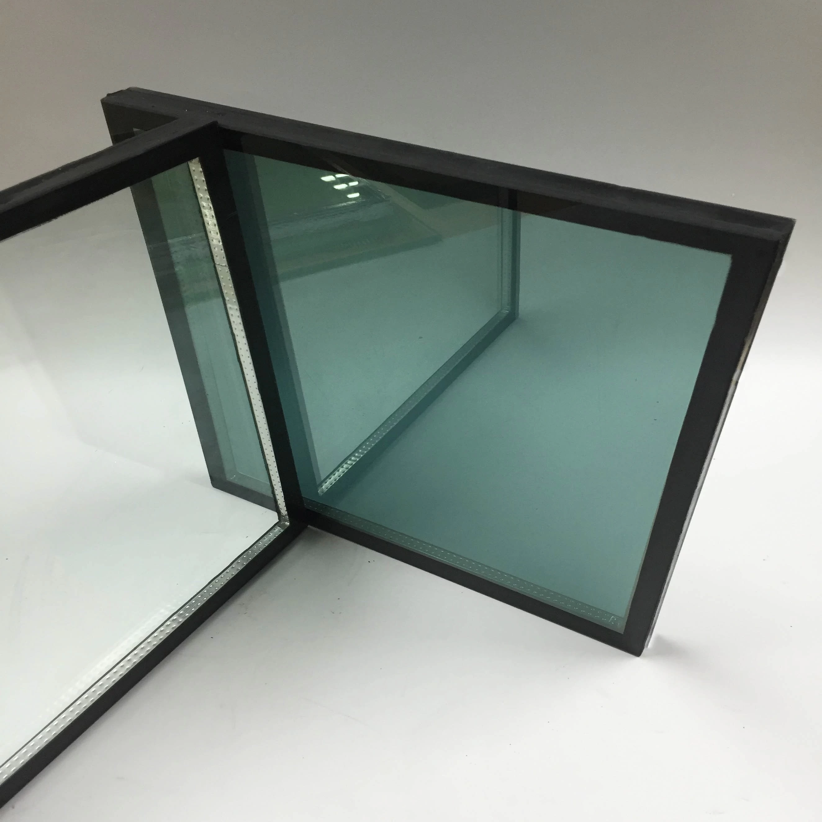 6mm+12A+6mm green low E tempered insulated glass, 24mm green double glazed glass manufacturer, 6mm+6mm green low-E ESG IGU