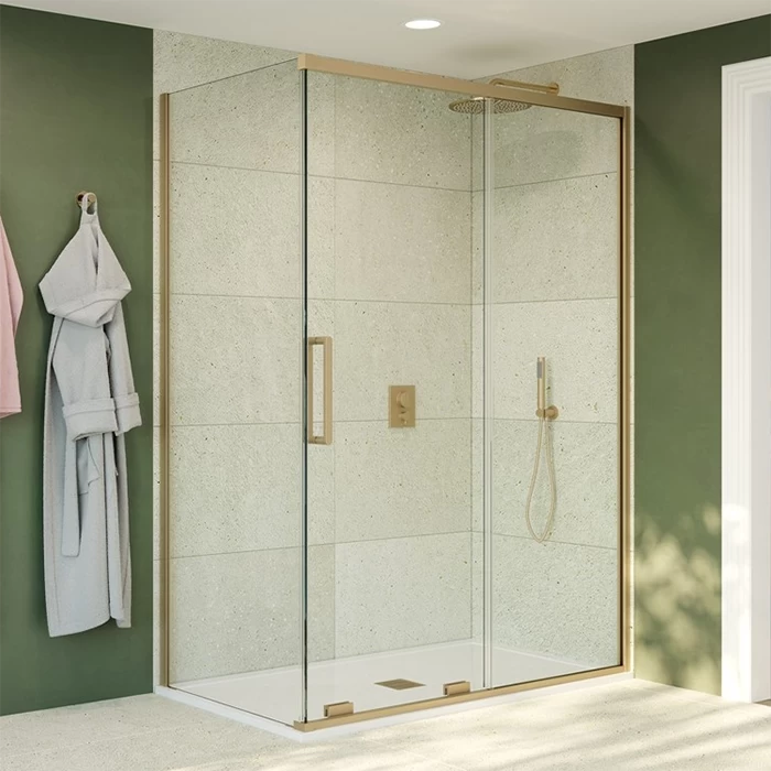 6mm clear tempered glass bathroom cabinet, safety toughened glass shower door, hear resistance tempered glass shower enclosure