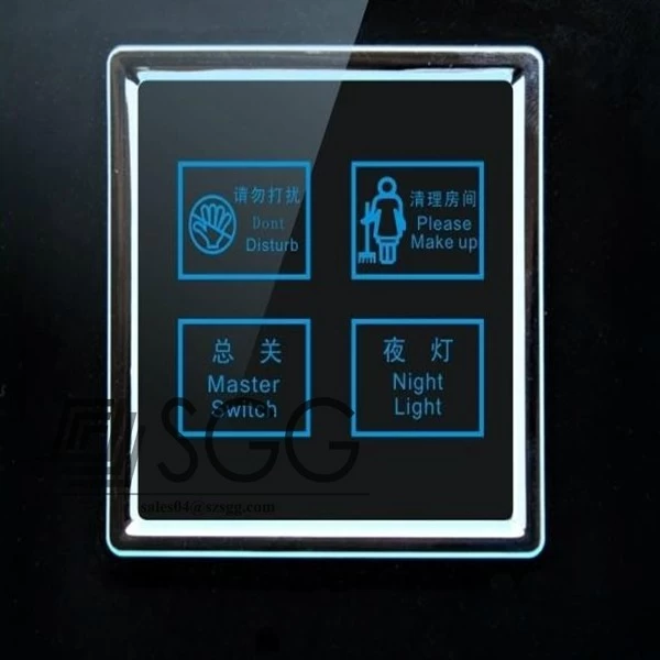 6mm colored tempered glass switch panels, 6mm silkscreen printed glass touch screen light switch panel, 6mm silk screen tempered glass touch wall switch