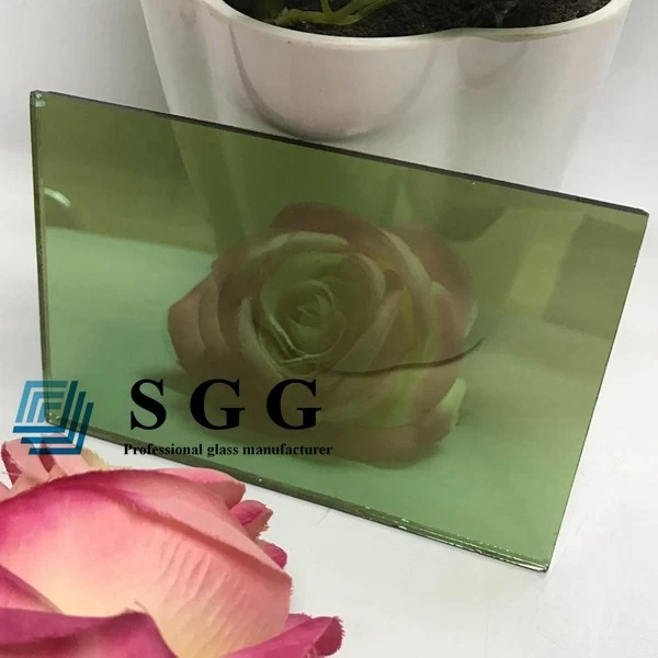 6mm dark green reflective glass,6mm dark green coated glass,6mm dark green solar energy saving glass