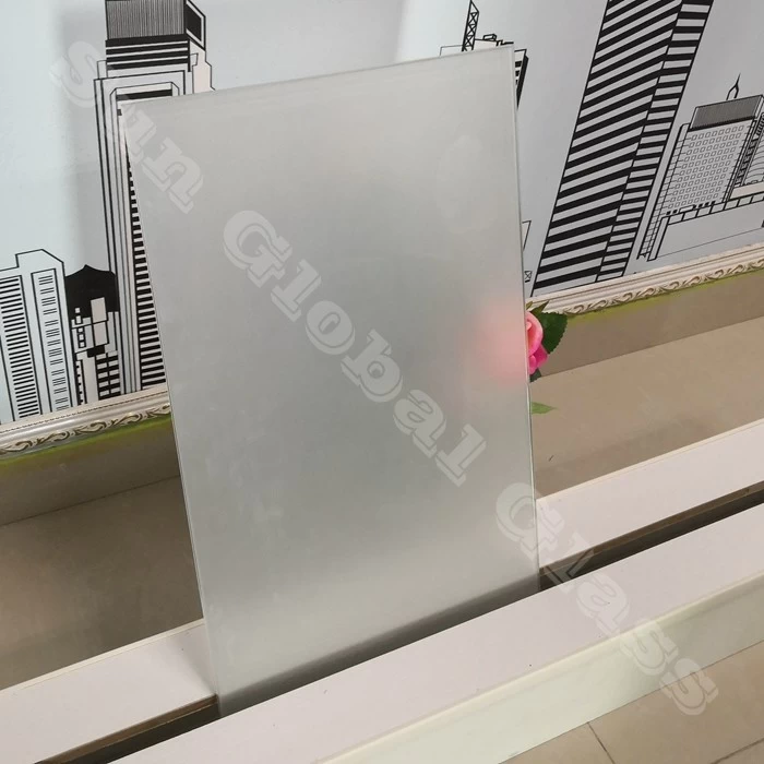 9.52mm white pvb laminated glass,4mm clear tempered+Milk White pvb+4mm clear tempered glass, 4.4.4 white laminated glass