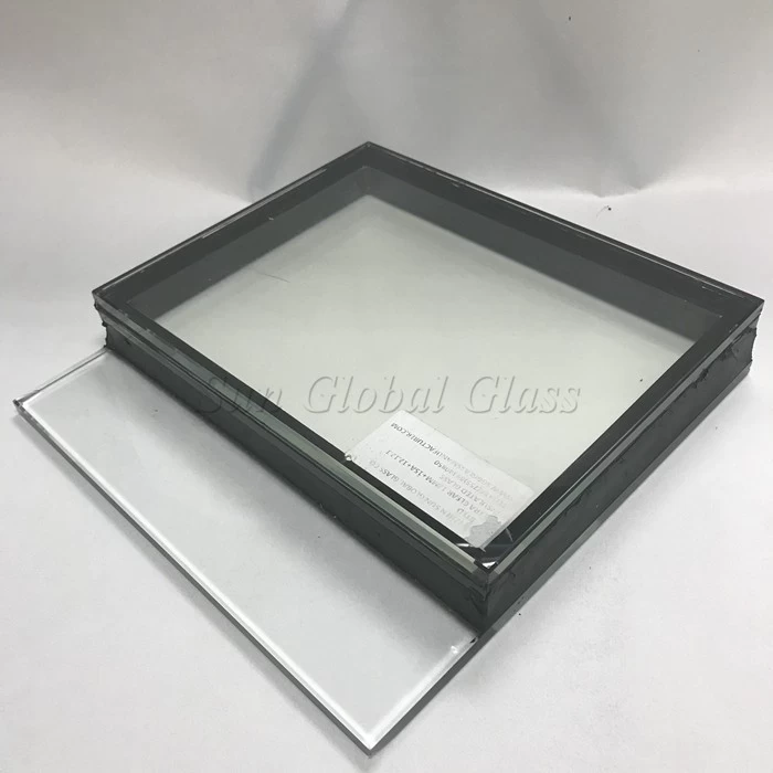 Architectural Glass Walls Usage 8mm Clear Tempered Glass+12A+17.52mm Heat Strengthened Low E Glass Laminated, Glass Facade Application 37.52mm Low E HS Laminated Insulating Glass Supplier