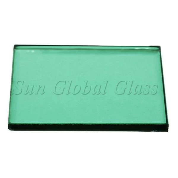 China 6mm dark green float glass supplier, green tinted float glass 6mm, 6mm dark green glass sheet