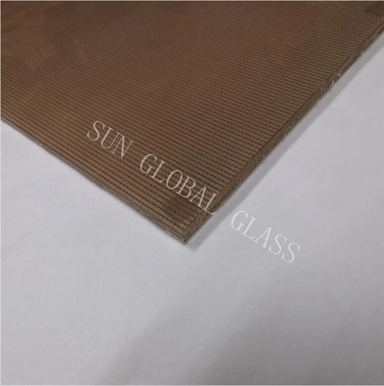 Copper wire mesh Low Iron toughened laminated glass, ultra clear VSG ESG with copper wire mesh,Copper wire mesh extra clear tempered laminated decorative glass