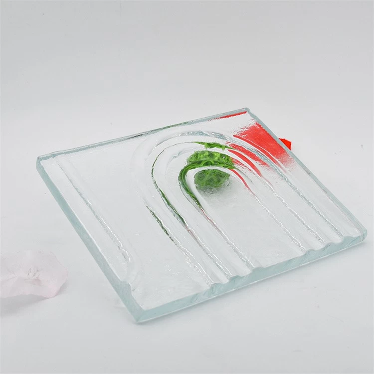 Superior Unique Quality Colorful Hot Melting Partition Screen Decorative Fusing Glass