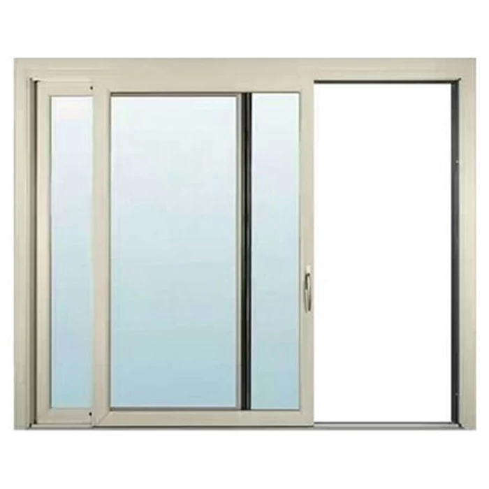 insulated double glazed glass window, aluminium framed glass sliding window, horizontal sliding glass window