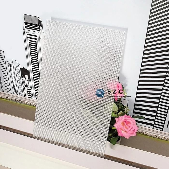 low iron cross reed tempered laminated glass, ultra clear fluted textured toughened laminated glass, extra clear safety ribbed pattern decorative glass