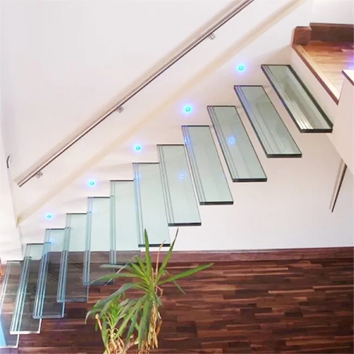 modern glass floating stairs design, floating laminated glass staircase structural, floating steps staircase with glass railing system