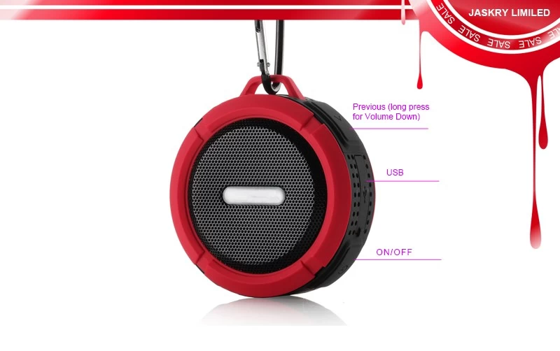 Mini Waterproof Bluetooth Speaker