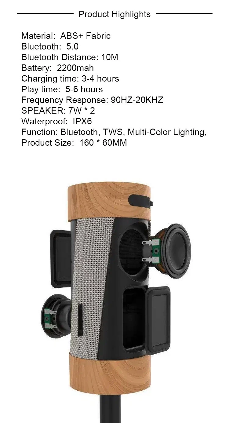 China bluetooth speaker for outdoors manufacture