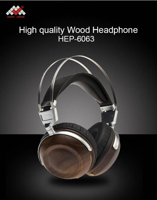 wood in ear headphones