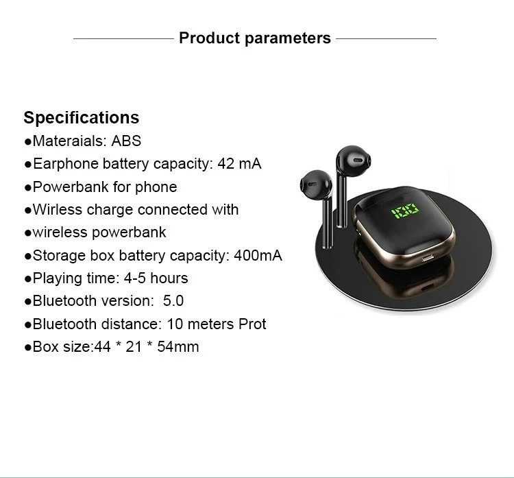 Wireless Charging Earbuds 
