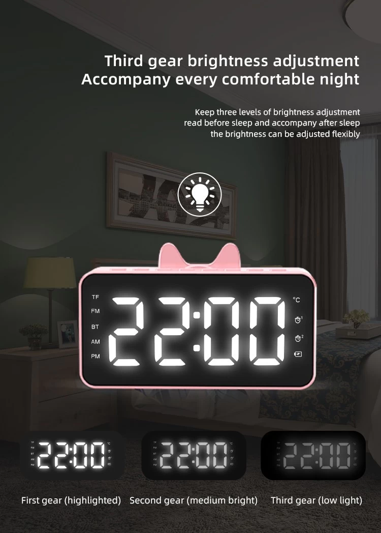 alarm clock with bluetooth speaker