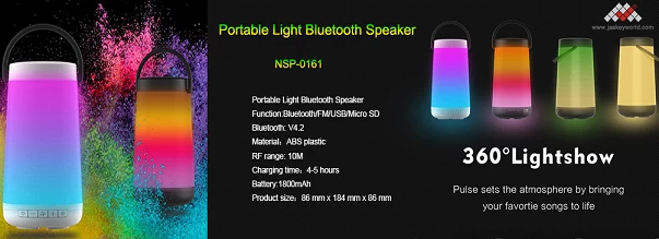 led light bluetooth speaker