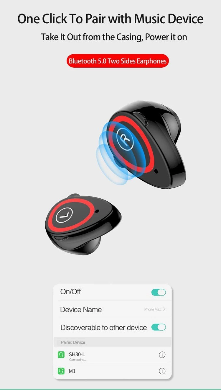 Smart Wristband With Wireless Earbuds