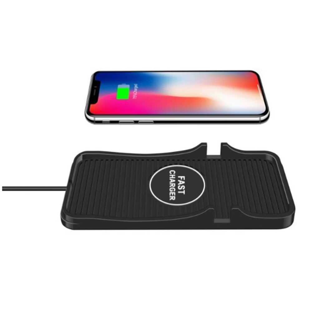 China 2 in 1 non slip wireless car charger EG0197 manufacturer