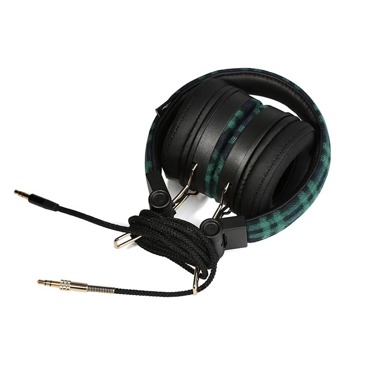HEP-0107 Custom Made Headphones Best Wired In Ear Headphones Fabric Headphone Manufacturer