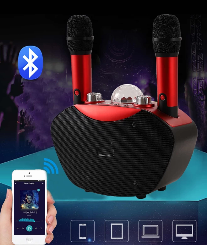Karaoke Bluetooth Speaker With Microphone NSP-0198