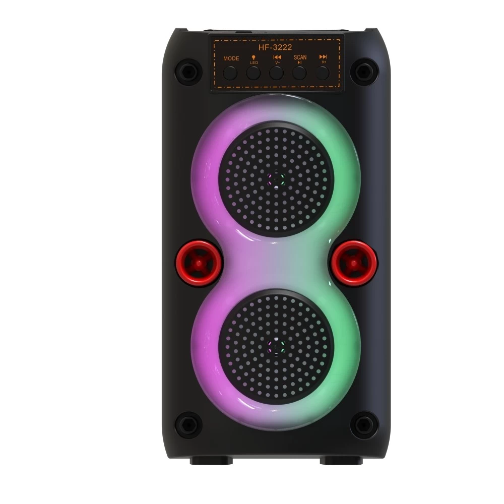 Special Flash Bluetooth Colorful Lights Speaker with phone stand NSP-0294