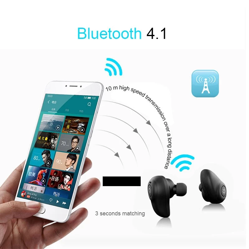 Double Wireless Earphone AEP-0169