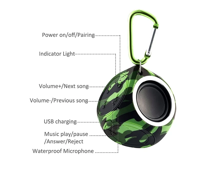 Mini Waterproof Outdoor Speaker NSP-8103