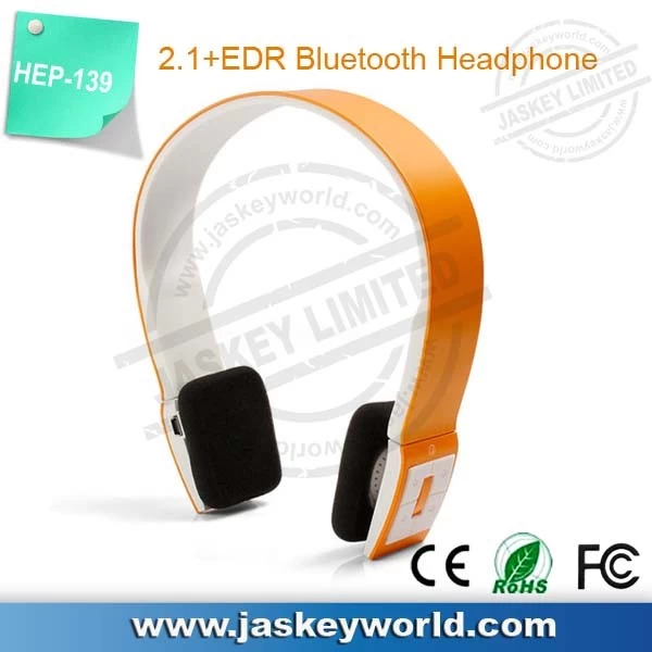 HEP-139 Custom Made Headphones Best Noise Cancelling Microphone Headset White Bluetooth Headphones Factory