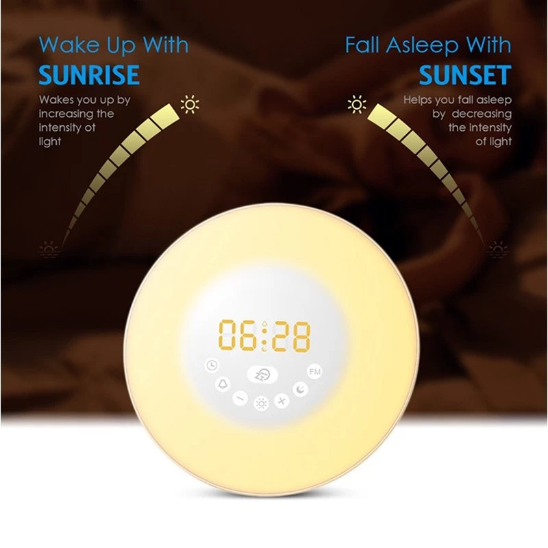 LED Bluetooth Speaker With Alarm Clock Speaker NSP-0082