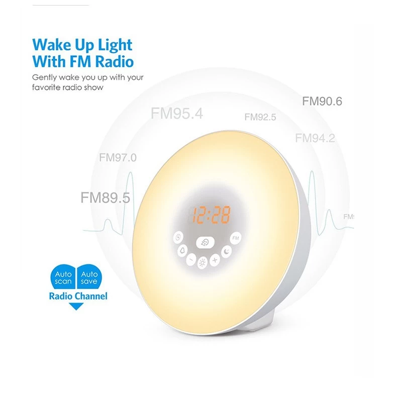 LED Bluetooth Speaker With Alarm Clock Speaker NSP-0082