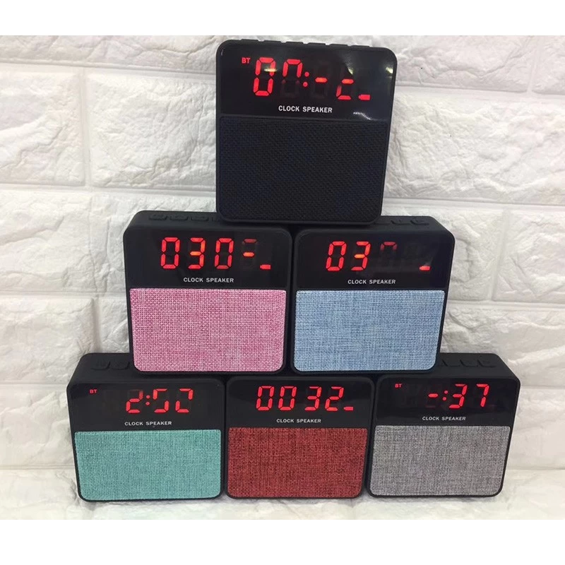Clock Fabric Bluetooth Speaker NSP-0090